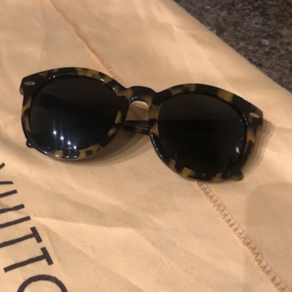 KAREN WALKER Super Duper Sunglasses tortoise